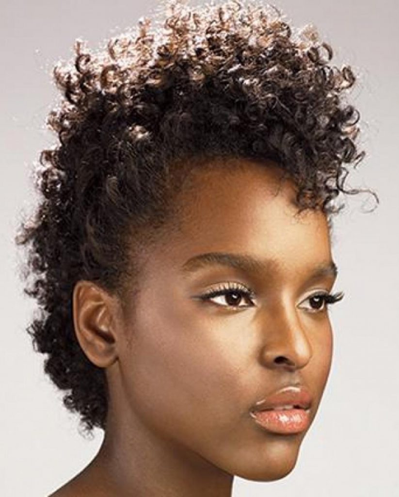 Curly Mohawk - Short mohawk hairstyles for black women
