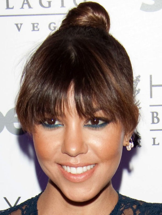 Kourtney Kardashian - heart-face